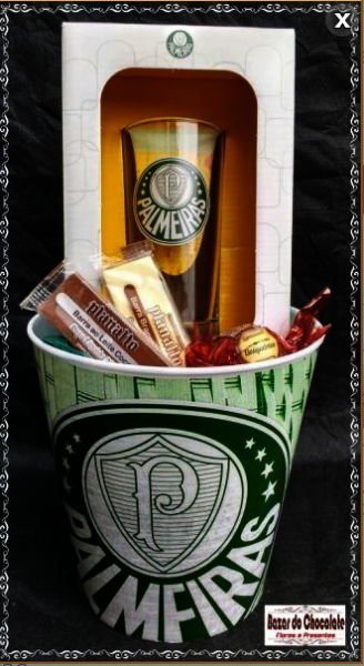 c-Balde Palmeiras Copo com Chocolates de Gramado-RS