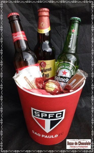 Balde com Cerveja do Sao Paulo - R$ 54.90
