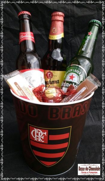 Balde com Cerveja do Flamengo - R$ 54,90