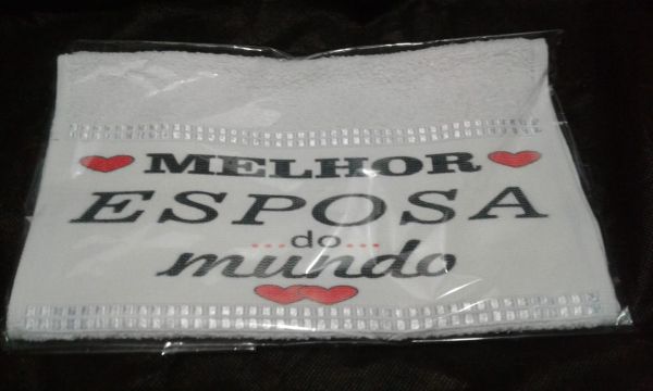 Toalha de Rosto Personalizada - R$ 22,90