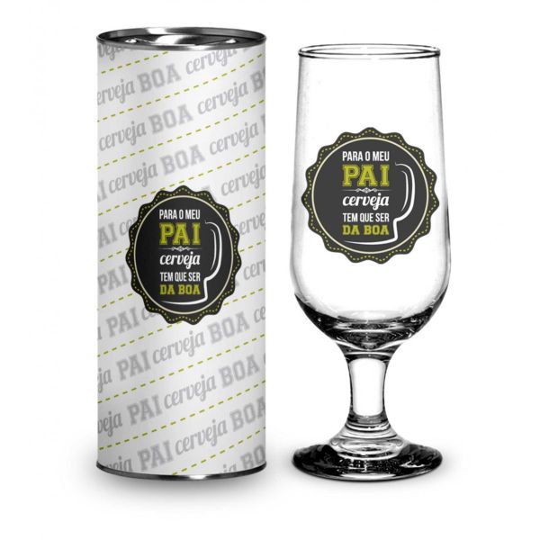 Taça na lata Pai Cerveja Boa