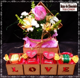 a2-Caixa Mdf  Love - R$ 99,90