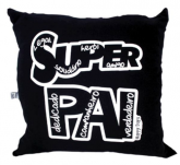Almofada Preta Super Pai
