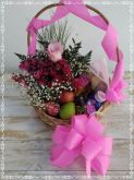 1. Cesta P com flor