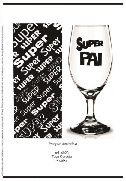 Taça Super Pai - R$ 34,90