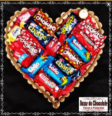 c-Coraçâo Rustico com Chocolates Nestle