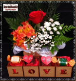 a2-Caixa Mdf Love com Arranjo