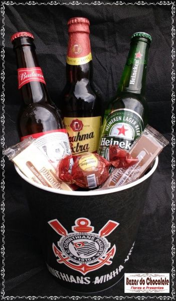Balde Com Cerveja Corinthians - R$ 54,90