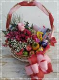 3. Cesta M com flor