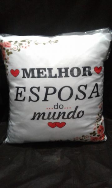 Almofada Quadrada Personalizada - R$ 55,00