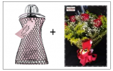 a5-Buque 6 Rosas com Colônia Glamour Secrets Boticário