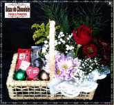 b-Cestinha com Chocolates de Gramado-RS