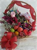 5. Cesta G com flor