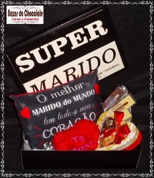 c-Caixa Marido Almofadinha e Chocolates