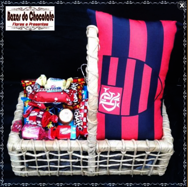 b-Cestinha Flamengo com Chocolates Nestlê