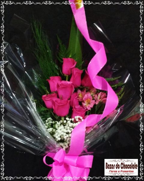 a1-Ramalhete 12 Rosas Pink