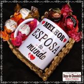 c-Coração Esposa ou Namorada com Trufas da Cacau Show