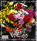 a-Arranjo com 03 Rosas Vermelhas