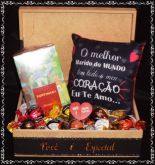 e-Baú Marido com Colônia Portinari Almofadinha e Trufas da Cacau Show