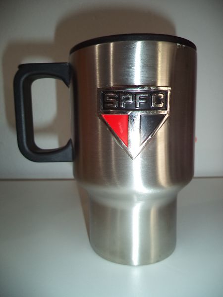 Caneca Inox Termica Alto Relevo Sao Paulo
