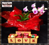 a2-Cx Mdf ´Love com Orquídea
