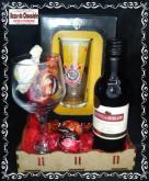 a-Kit Corinthians Copo Vinho Taça e Trufas da Cacau Show