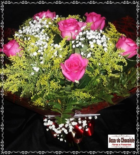 a1-Buque 6 Rosas Pink