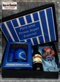 h- Caixa Cruzeiro Caneca Vinho Taça e Chocolates