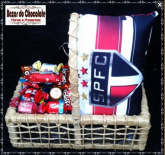 d-Cestinha São Paulo Almofadinha com Chocolates Nestlê