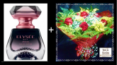 a6-Buquê 6 Rosas + Colônia Elysée Nuit
