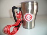Caneca Termica Inox com fita Intenacional