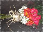 1-Ramalhete de 6 Rosas Naturais