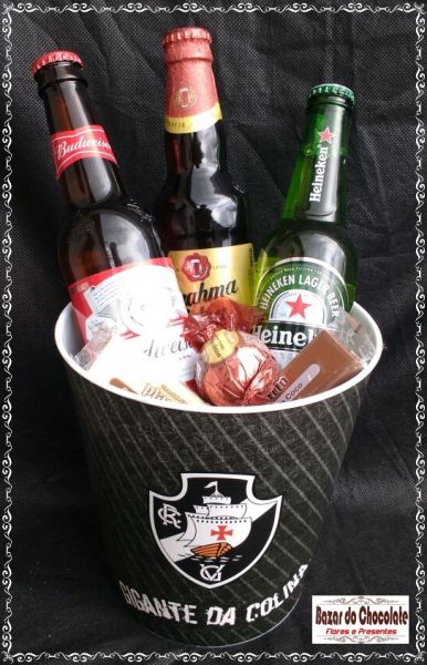 Balde com Cerveja do Vasco - R$ 54,90