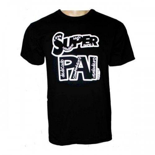 Camiseta Super Pai Preta - R$ 62,90