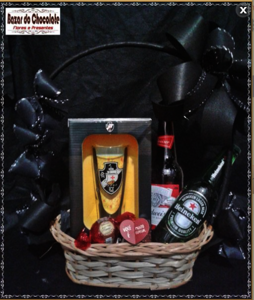 e-Cestinha Vasco Copo e Cervejas