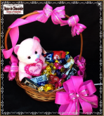g-Cesta Chocolates Lacta com Urso