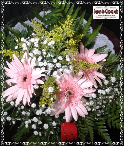 a1-Buque de 3 Gerberas - R$ 60,00