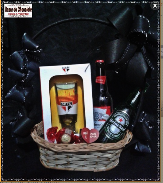 d-Cestinha São Paulo Copo e Cervejas